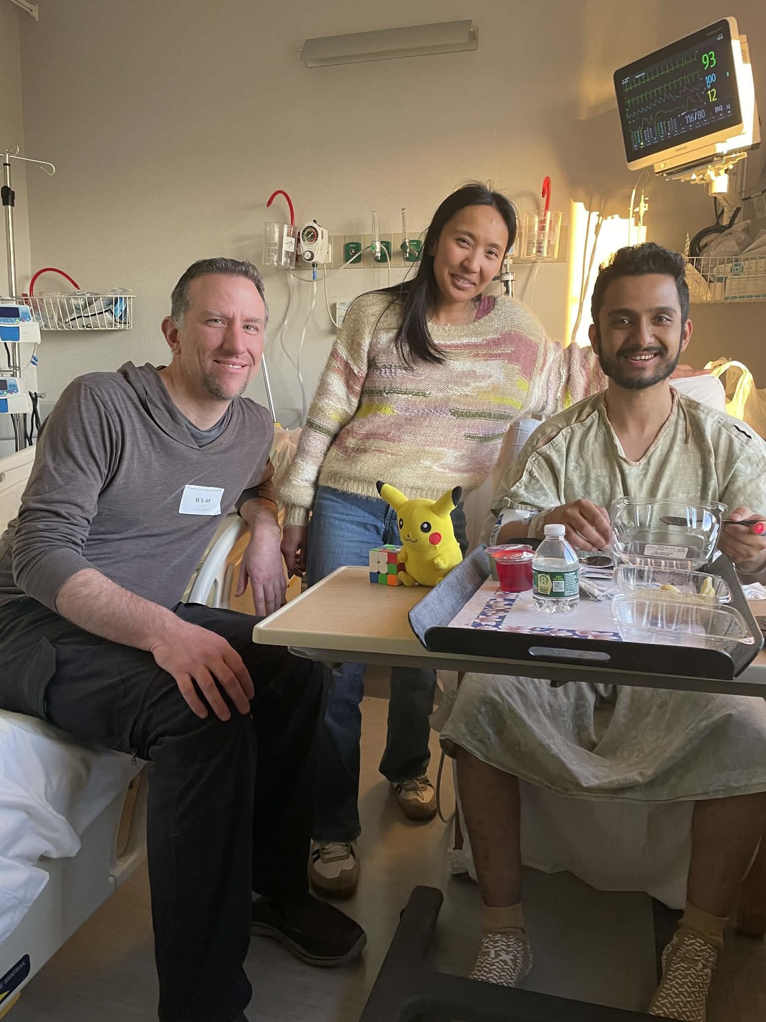 Ashish with the Yeager family