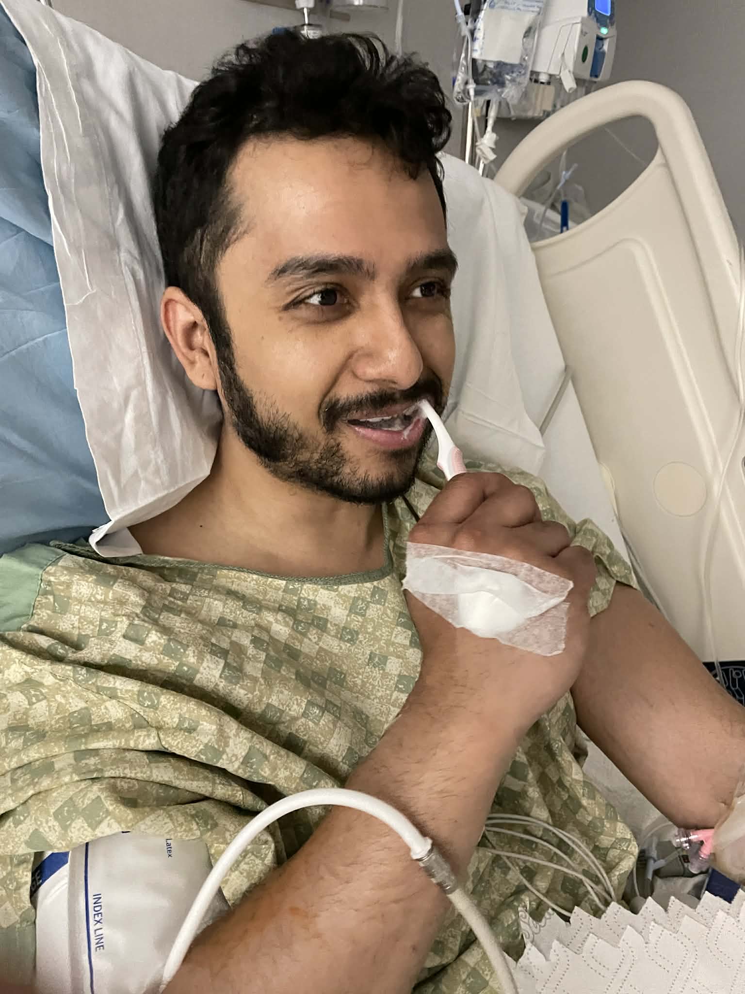 Ashish in physical therapy