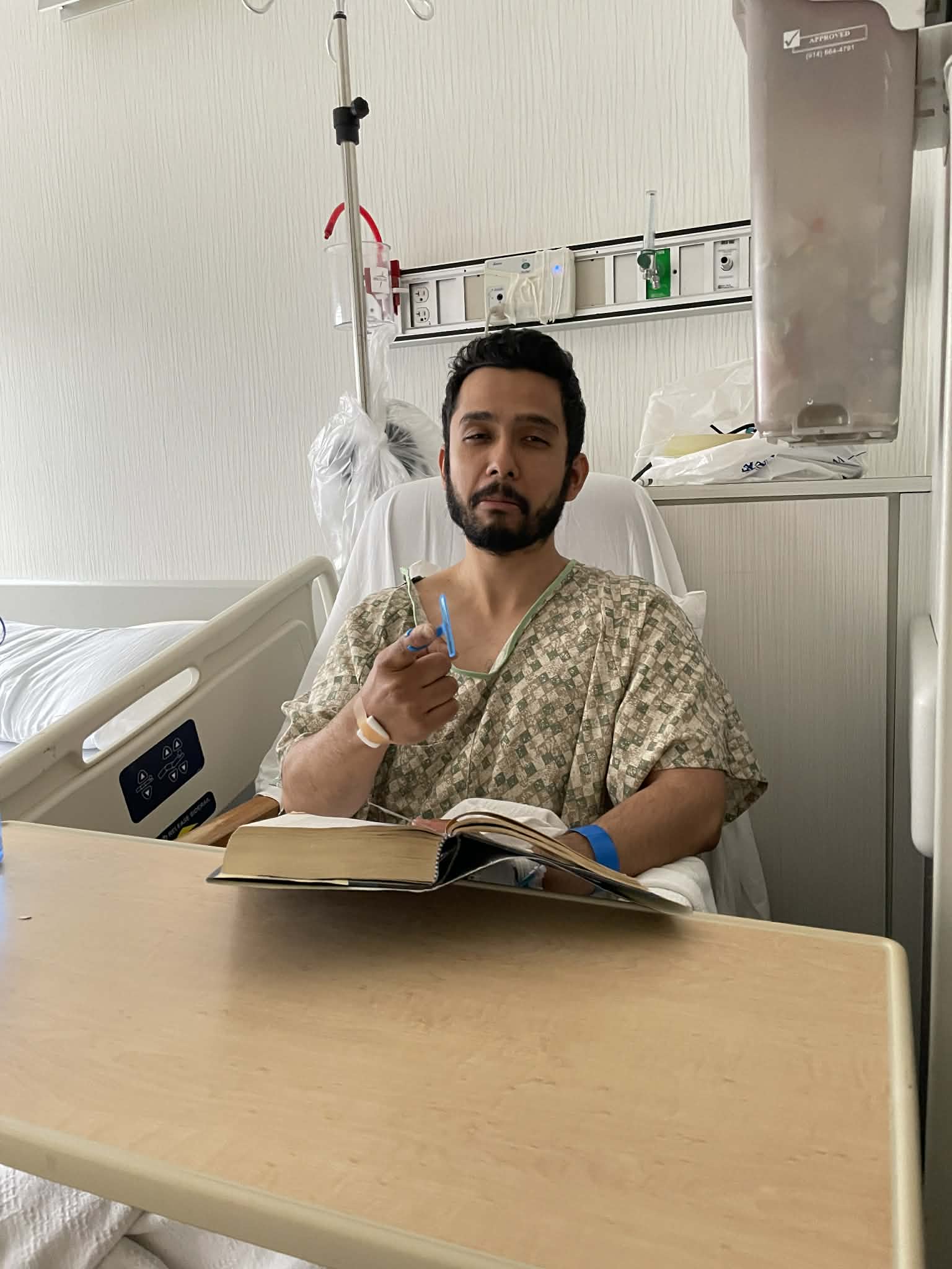 Ashish in general care room